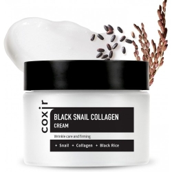 Coxir Black Snail Collagen Cream - Crema Viso Anti-EtÃ  Elasticizzante 50 Ml
