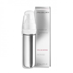 Shiseido Total Revitalizer Light Fluid Total Age-Defense - Fluido Idratante Anti-Età  Uomo 70 Ml Ricarica
