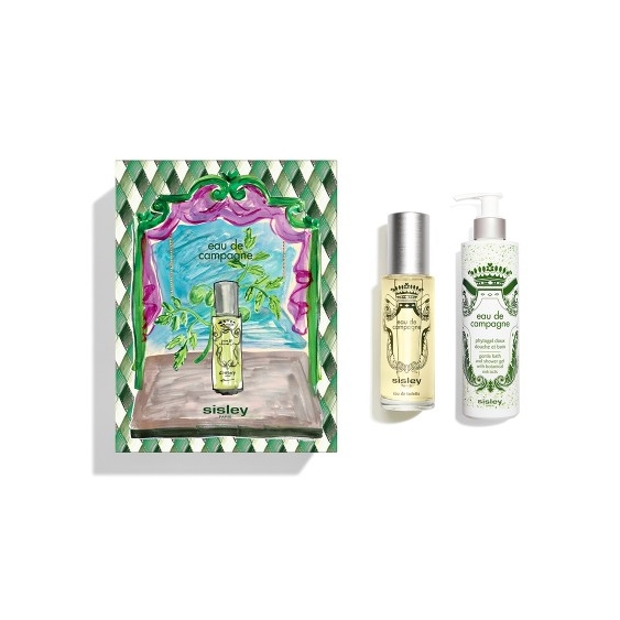 Sisley Eau De Campagne - Eau De Toilette 100 Ml + Phytogel Doux Douche Et Bain 250 Ml