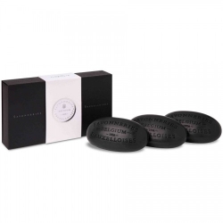 Savonneries Bruxelloises Black Roses - Sapone Triple Milled Con Burro Di Karitè E Olio Di Mandorle Rosa E Muschio 3 X 100 G