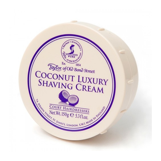 Taylor Of Old Bond Street Coconut Luxury Shaving Cream - Crema Da Barba 150 G