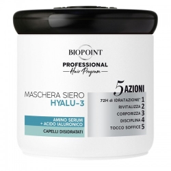 Biopoint  Maschera Siero Hyalu-3 per capelli disidratati 400 Ml