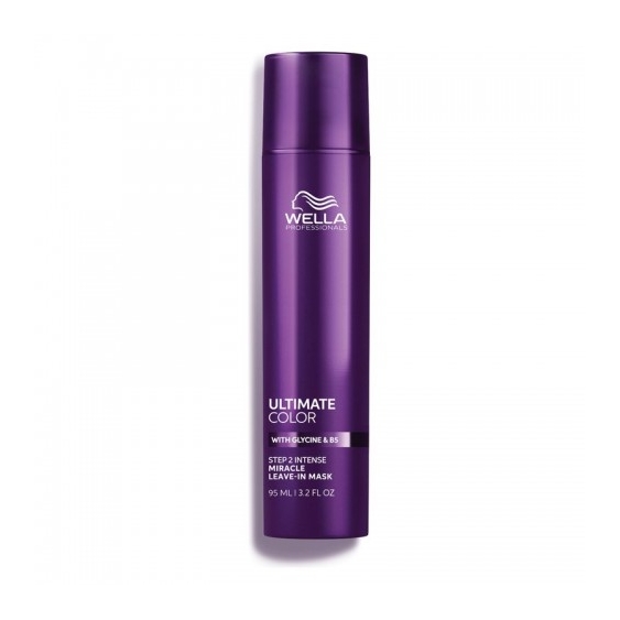 Wella Ultimate Color Step 2 Intense Miracle Leave-In Mask - Trattamento Rivitalizzante E Protettivo Per Capelli Colorati 95 Ml