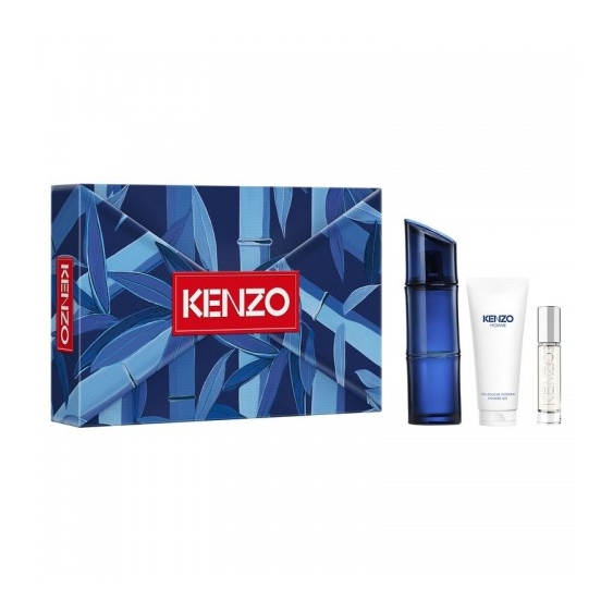 Kenzo Homme Intense - Edt 110 Ml + Gel Doccia 75 Ml + Edt Travel Spray 10 Ml