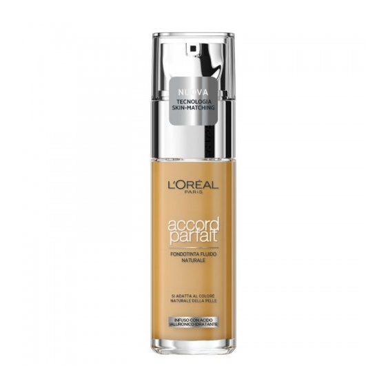 L'Oreal Paris Accord Parfait - Fondotinta Fluido Naturale N. 4.D/4.W Natural Dore
