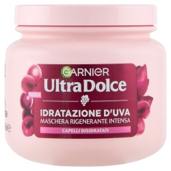 Garnier Ultra Dolce Idratazione D'uva - Maschera rigenerante intensa per capelli disidratati 340 ml
