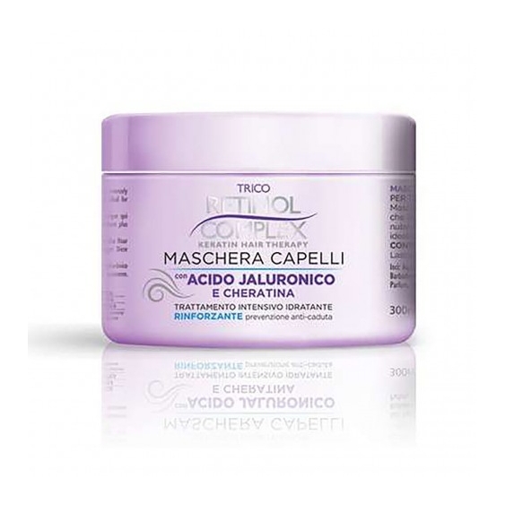 Retinol Complex Maschera Capelli Con Acido Jaluronico e Cheratina 300 ml