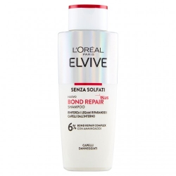 L'Oreal Paris Elvive Bond Repair Plus - Shampoo Senza solfati per capelli danneggiati 200 ml