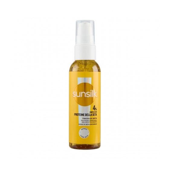 Sunsilk Tocco Di Seta - Siero di sete invisibile con protezione della seta per capelli morbidi e anti-crespo 75 ml