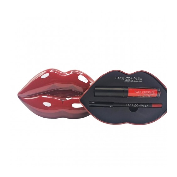 Face Complex Absolutely Beautiful - Tinta Labbra 24h + Matita Labbra N. 03