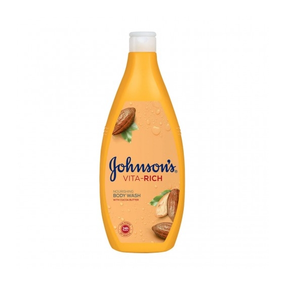 Johnson & Johnson Vita-Rich Nourishing Body Wash - Gel Doccia con Burro di Cacao 750 ml