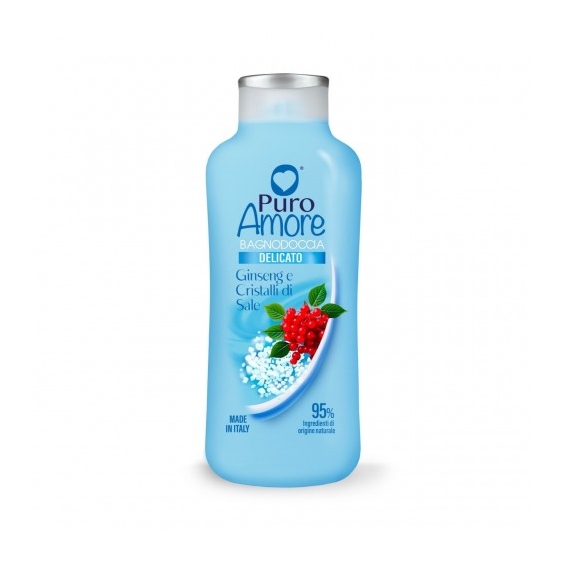 Puro Amore Ginseng E Cristalli Di Sale - Bagnodoccia Delicato 650 ml
