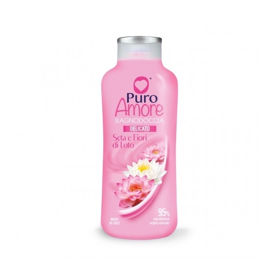 Puro Amore Seta E Fiori Di Loto - Bagnodoccia Delicato 650 ml