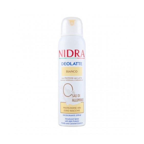 Nidra Deolatte Bianco - Deodorante Spray 150 ml