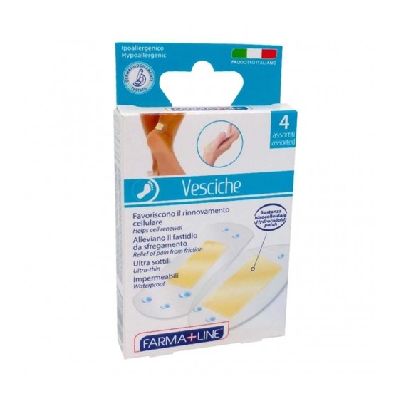 Farmaline Vesciche - 4 Cerotti assortiti