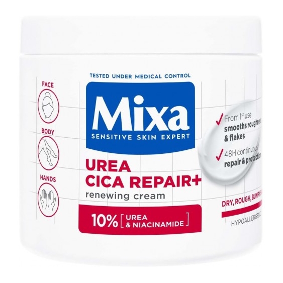 Mixa Urea Cica Repair+ Crema corpo rigenerante 400 ml
