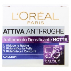 L'Oreal Paris Attiva Anti-Rughe 55+ Trattamento Densificante Notte 50 ml