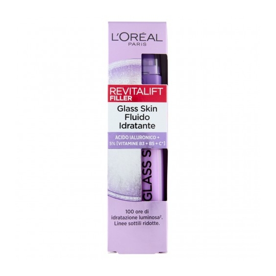 L'Oreal Paris Revitalift Filler Glass Skin - Fluido Idratante 50 ml