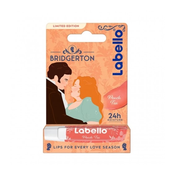 Labello Bridgerton Peach Tea - Balsamo Labbra Idratante e Protettivo 5,5 ml