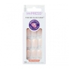 Kiss Impress The No glue Mani Short Bare French - 30 unghie finte - Heroic 