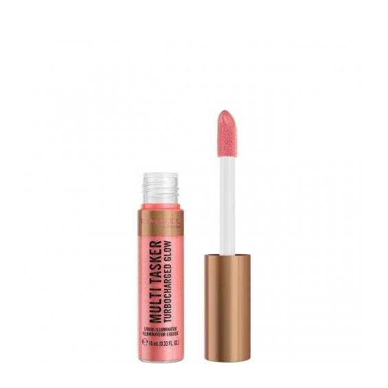 Rimmel Multi Tasker Turbocharged Glow - Illuminante Liquido N. 2 rosy rebel