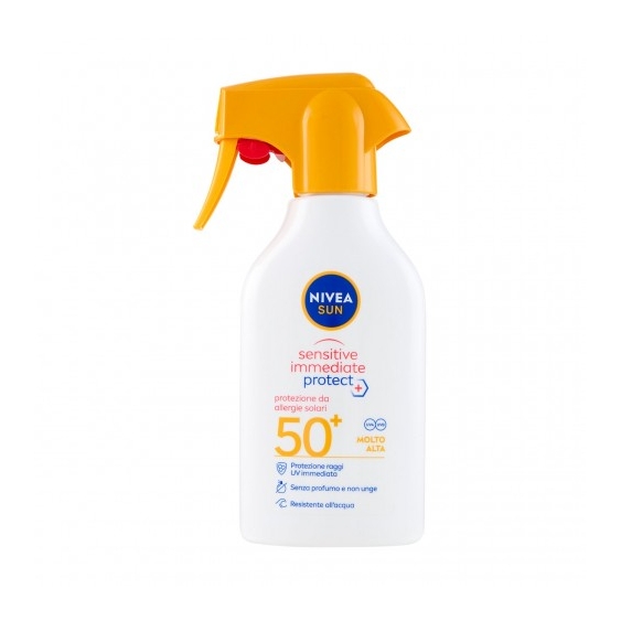 Nivea Sun Sensitive Immediate Protect Spf50+ Protezione Solare Molto Alta Spray 250 ml