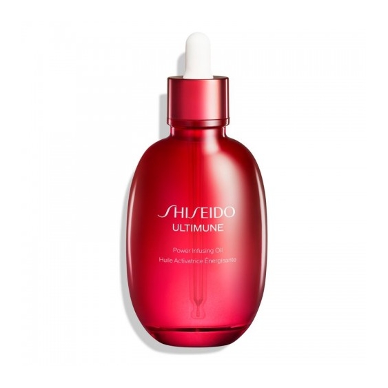 Shiseido Ultimune Power Infusing Oil - Trattamento Multiuso Anti-Età Illuminante 50 Ml
