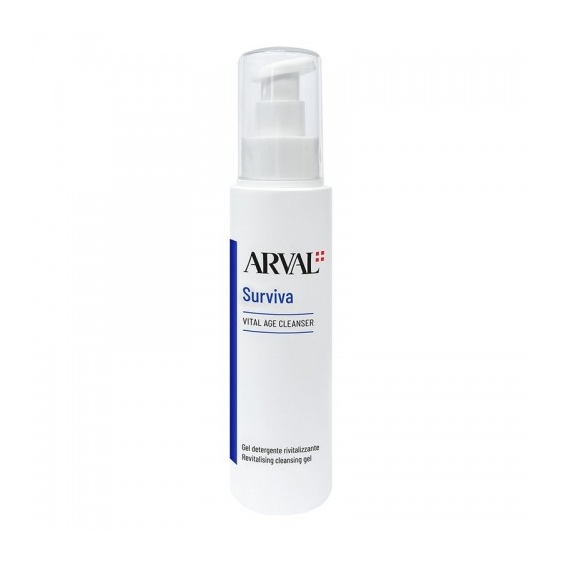 Arval Surviva Vital Age Cleanser - Gel Viso Rivitalizzante Idratante 150 Ml