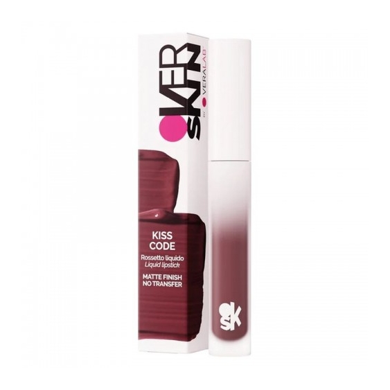 Veralab Overskin Kiss Code - Rossetto Liquido Matte N. 05 Deep Burgundy