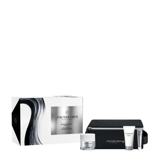 Shiseido Man Total Age-Defense Program - Rituale Trattamento Anti-Età Uomo