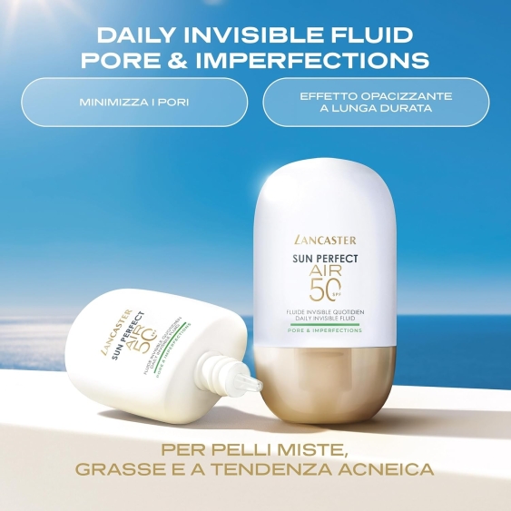 Lancaster Sun Perfect Air Spf50 Pore e Imperfections - Protezione Solare 40 Ml
