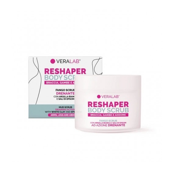 Veralab Reshaper Body Scrub - Fango Scrub ad azione drenante 200 ml