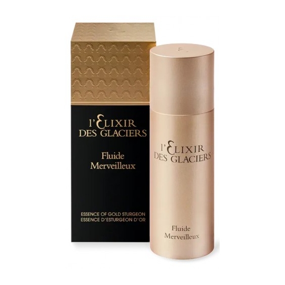 Valmont L'Elixir des Glaciers Merveilleux - Fluido Viso Rigenerante, Illuminante e Idratante 100 ml