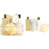 Idc Institute Cofanetto Bath Gold Cestino Vanilla & Sandalwood - Rituale Di Benessere Corpo Profumato