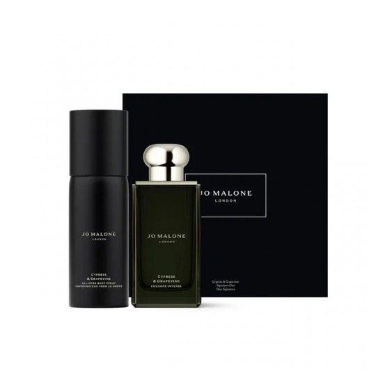 Jo Malone London Cofanetto Cypress & Grapevine Signature Duo - Cologne Intense Uomo 100 Ml Vapo + All-Over Body Spray 125 Ml