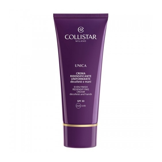Collistar Unica Spf 30 - Crema Ridensificante Uniformante Décolleté E Mani 75 Ml