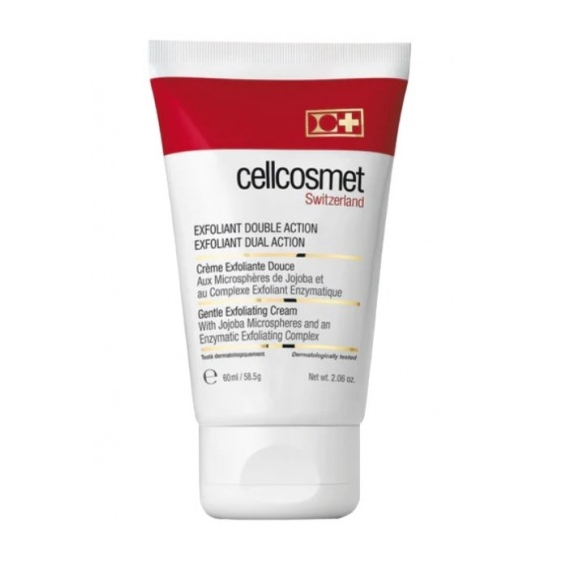 Cellcosmet Switzerland Exfoliant Dual Action - Crema Esfoliante Viso Rinnovatrice Per Tutti I Tipi Di Pelle 60 Ml