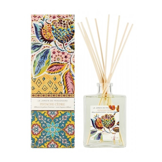 Fragonard Pistache Cèdre - Diffusore Per Ambienti 200 Ml + 10 Bastoncini