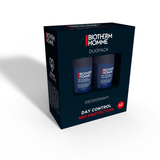 Biotherm Homme Day Control 48H Protection - Deodorante Roll-On Duopack