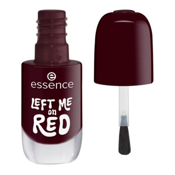 Essence gel nail polish - Smalto Unghie N. 12 Left me on red