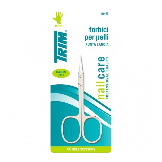 Trim 10-4BI - Forbice per Pelli a punta lancia