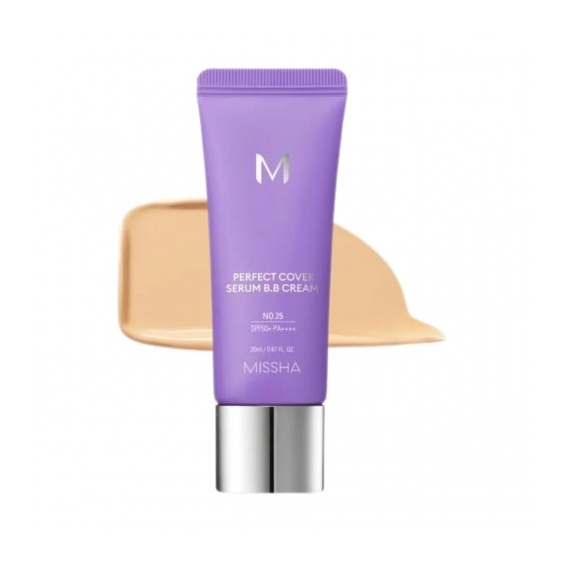 Missha M Perfect Cover Serum Bb Cream - Crema Colorata N. 25 warm beige
