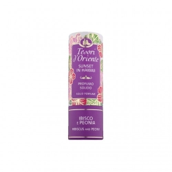 Tesori D'Oriente Sunset In Hawaii Ibisco E Peonia - Profumo Solido Donna 7 ml