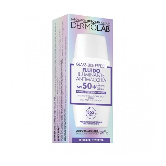 Dermolab Glass Like Effect Spf50+ Fluido Illuminante Antimacchia 40 ml