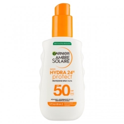 Garnier Crema Solare 50 SPF Hydra 24h Protect Spray Protezione Alta 150 ml