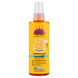 Prep Crema Solare 30 SPF Lozione Invisible Protezione Alta Spray 175 ml