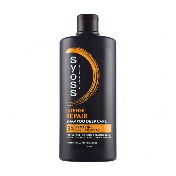 Syoss Intense Repair - Shampoo Riparatore per Capelli Secchi e Danneggiati 440 ml