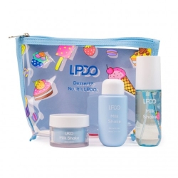 Lpdo Summer Kit Milk Shake Body Spray 90 ml + Shower Gel 90 ml + Body Cream 50 ml