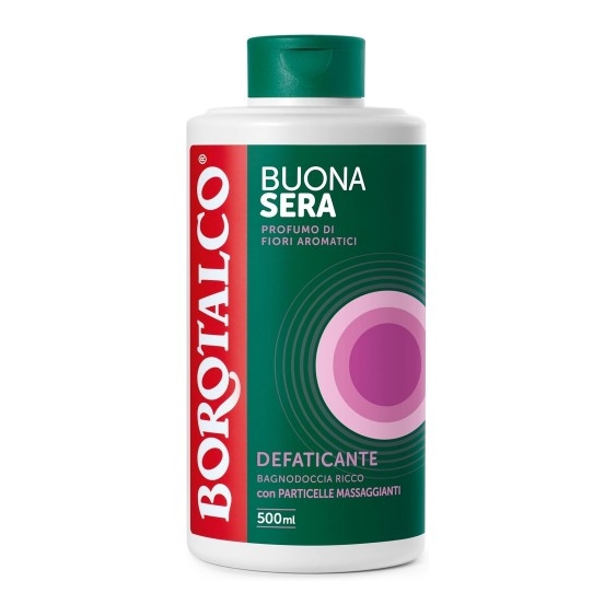 Borotalco Buonasera Defaticante - Bagnodoccia al Profumo di Fiori Aromatici 500 ml
