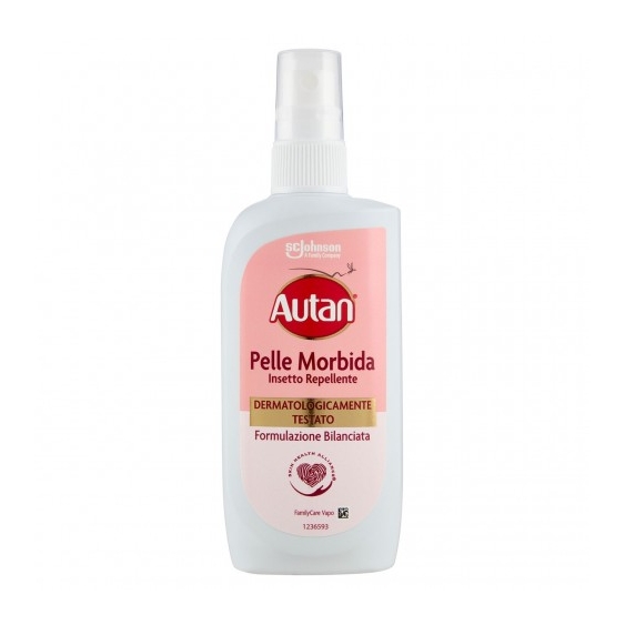 Autan Pelle Morbida Vapo Insetto Repellente E Antizanzare Comuni E Tigri 100 ml